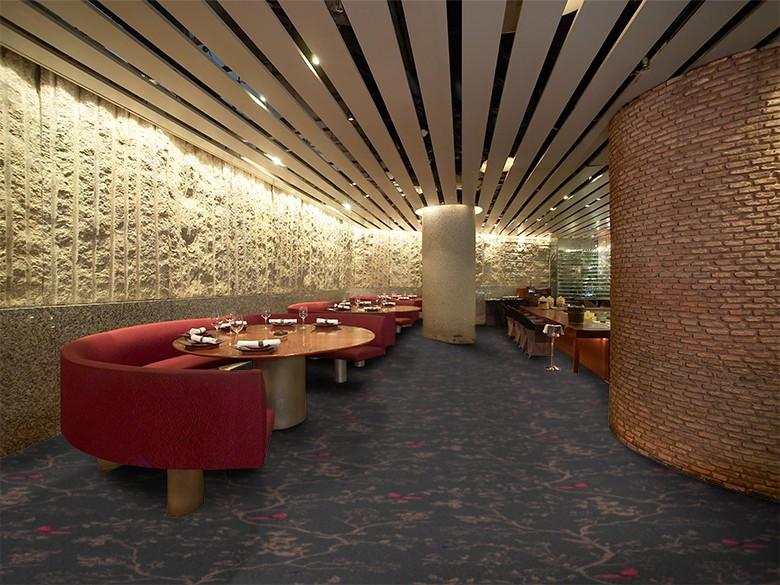 8/50155 - Timorous Beasties Collection by Brintons carpet in restaurant